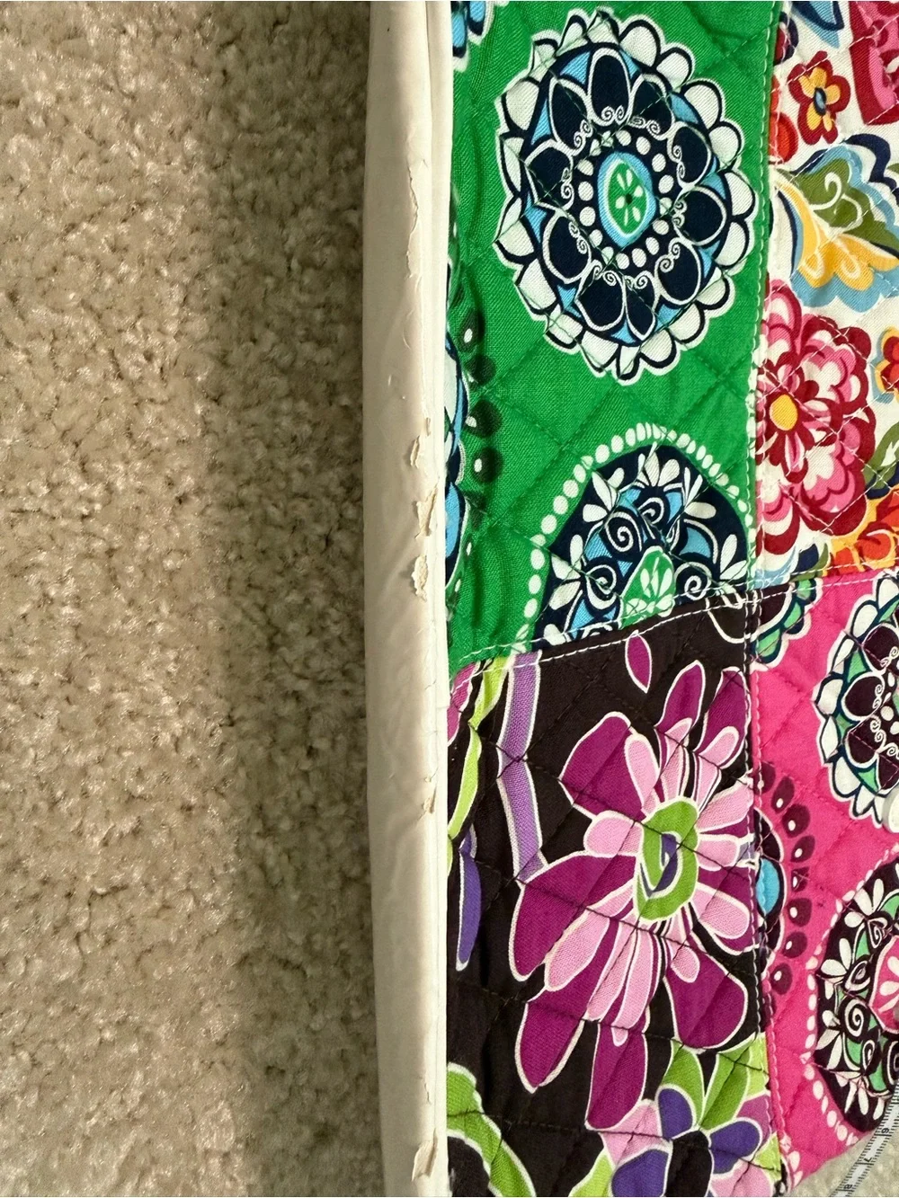Vera Bradley Limited Edition Patchwork Small Floral Tote